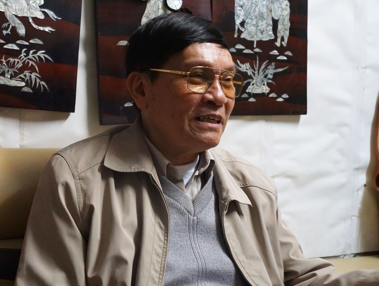 Ông Nguyễn Văn Thanh, Chủ tịch hiệp hội vận tải ô tô Việt Nam. Ảnh: Phan Anh.