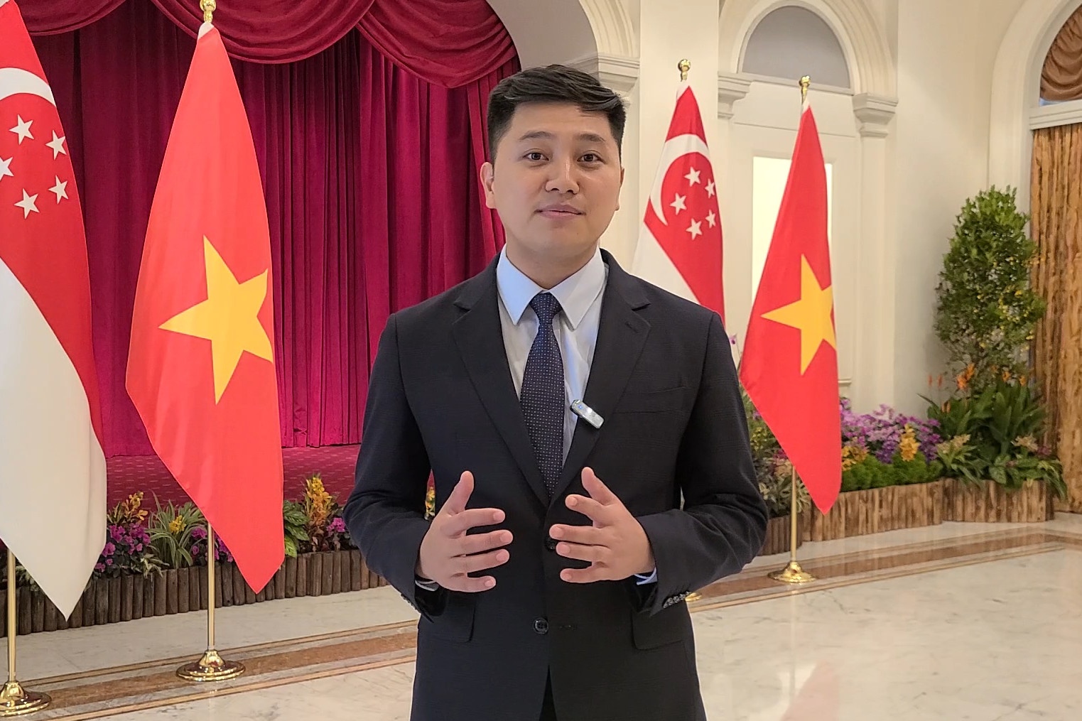 Le don Thu tuong Pham Minh Chinh tai Singapore hinh anh