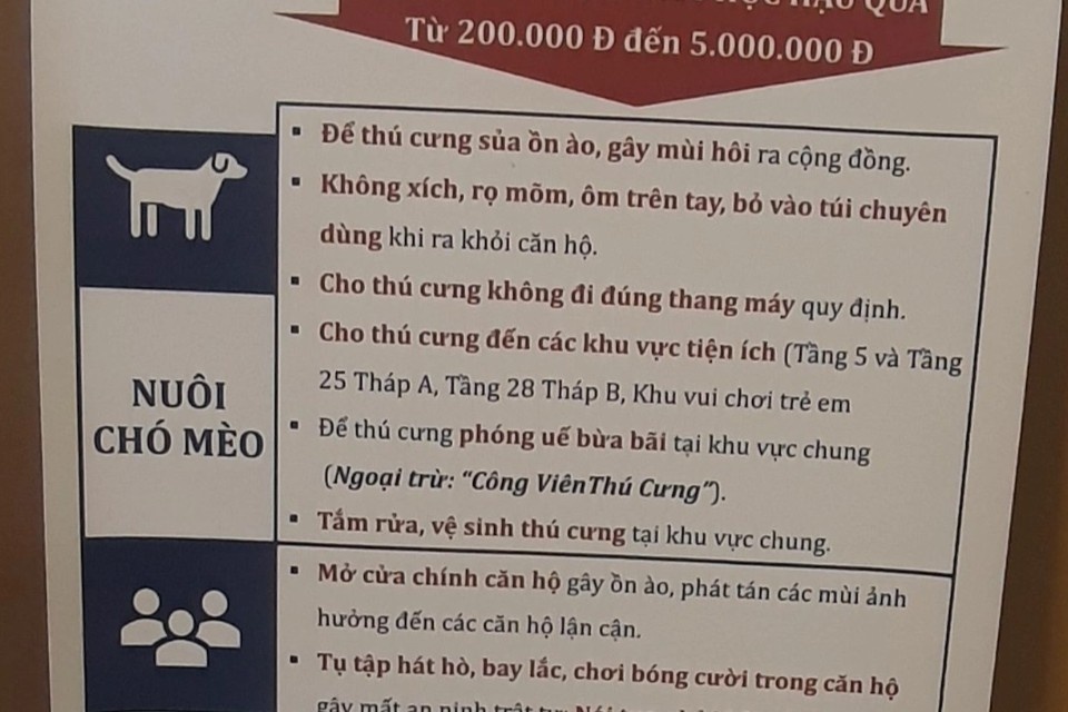 Quy dinh nuoi thu cung o chung cu anh 3