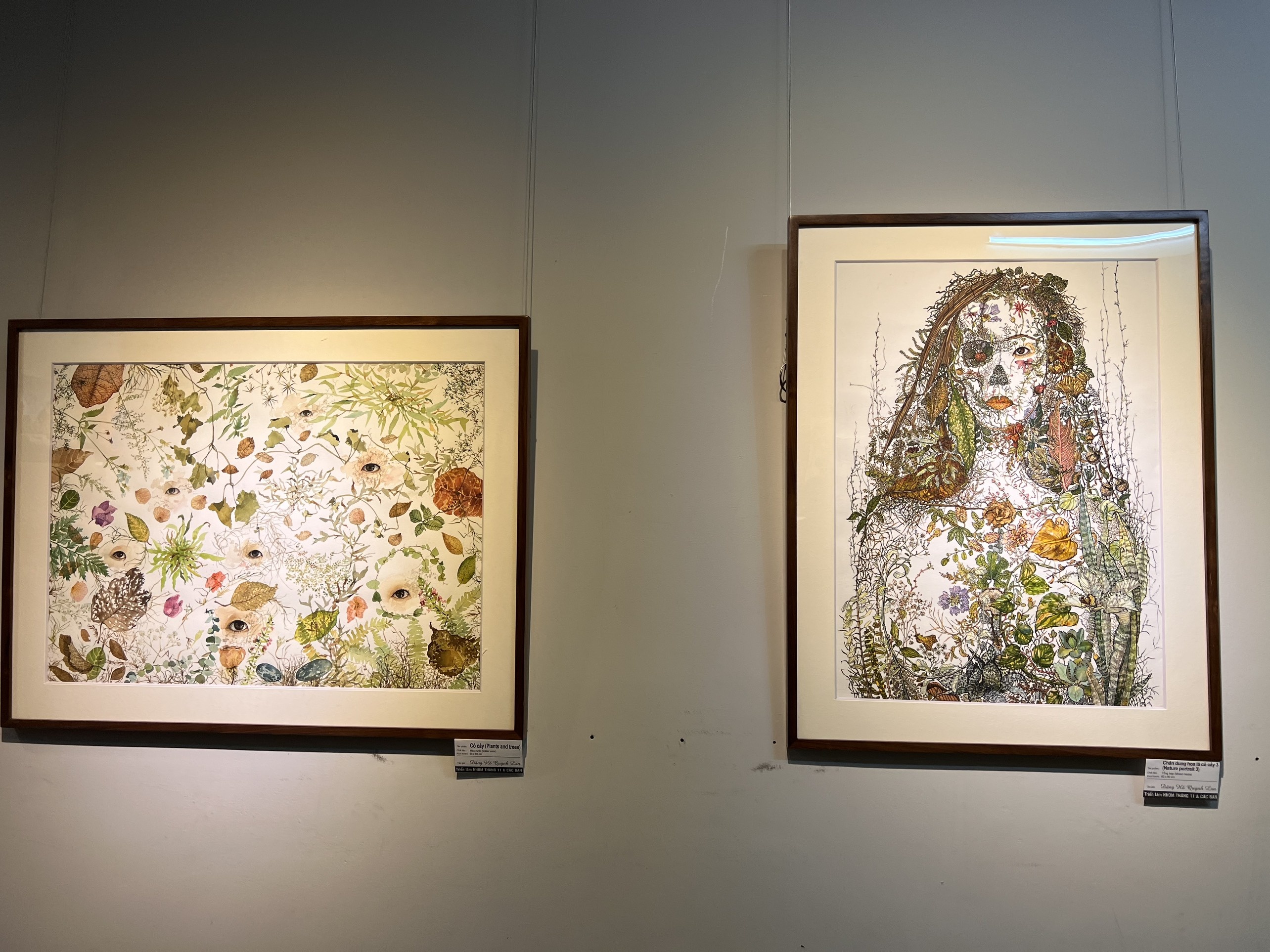 Trien lam tranh tai Hoi My thuat TP.HCM anh 2