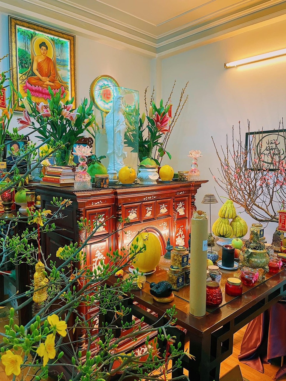 Cư dân chung cư TP.HCM đón giao thừa ảnh 1 Cu dan chung cu TP.HCM don giao thua anh 1