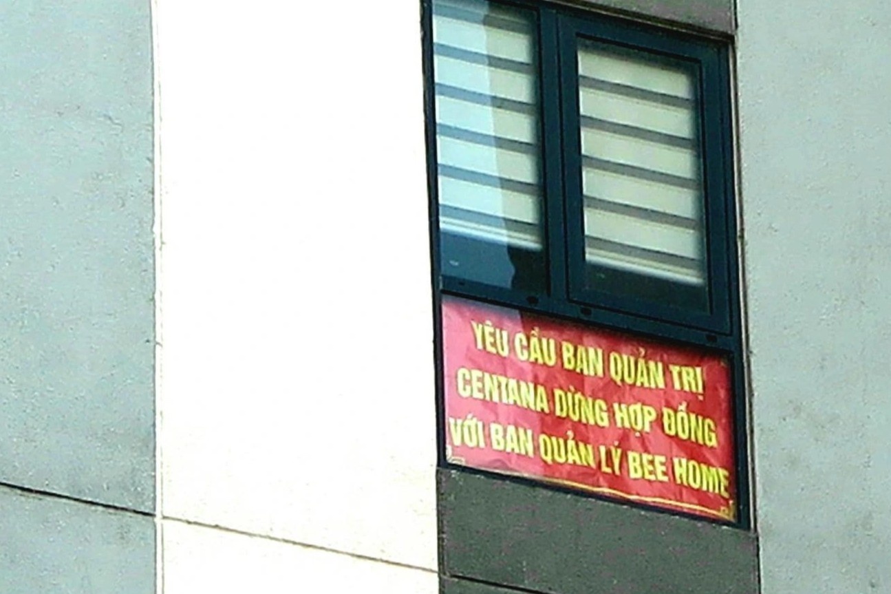 Cang bang ron phan doi BQL, cu dan chung cu TP Thu Duc bi cat nuoc hinh anh