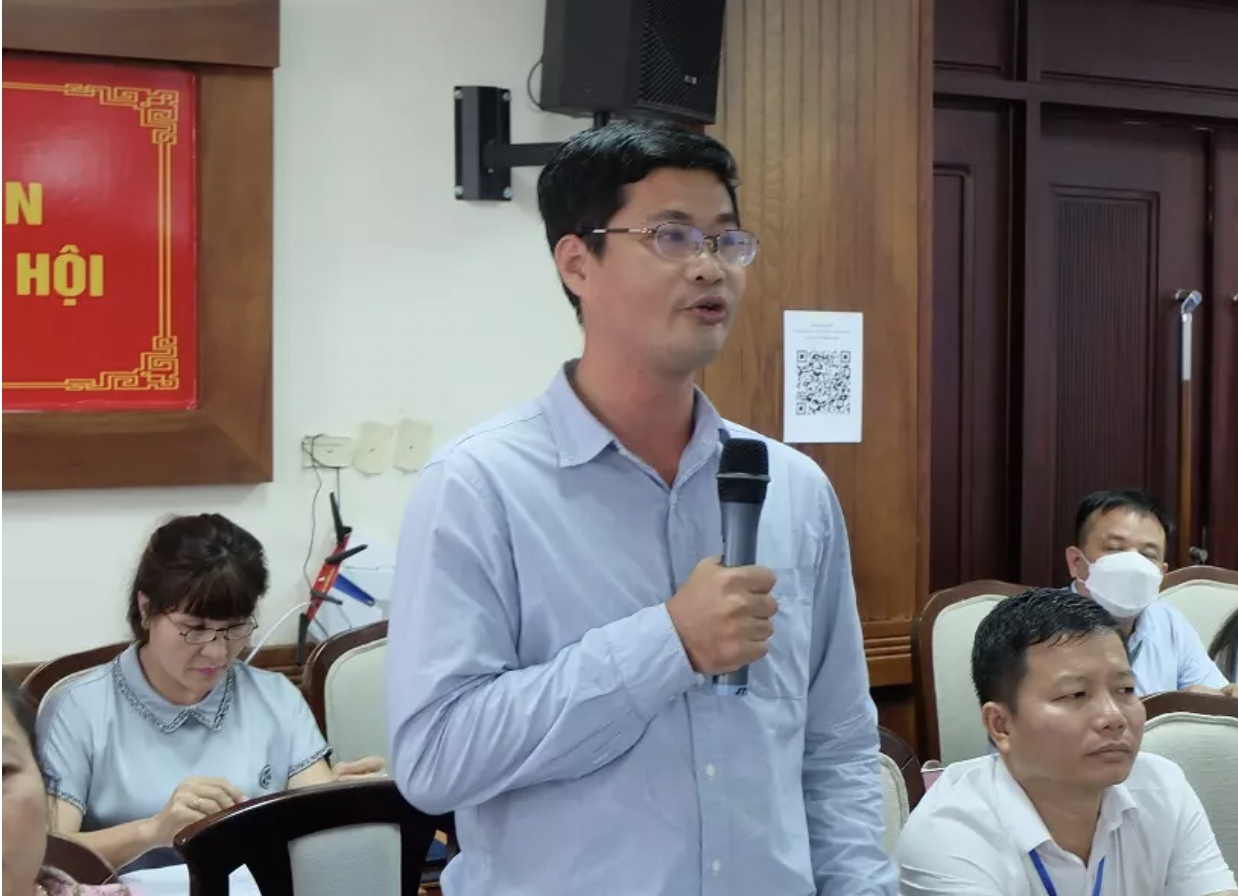 Can bo o TP Thu Duc lien tuc nghi viec anh 1