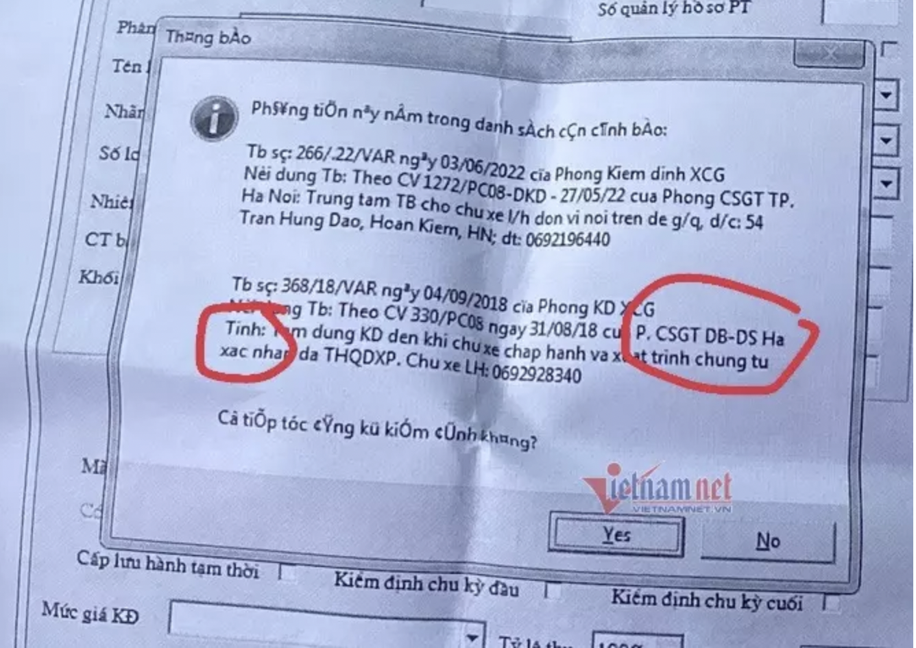 Bi phat nguoi oan vi xe khac gia bien so anh 1