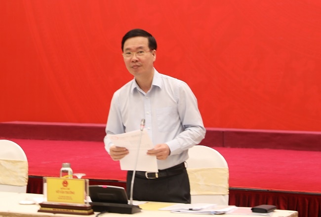 Ban To chuc T.U gap mat cac can bo Trung uong dieu dong,  luan chuyen anh 2