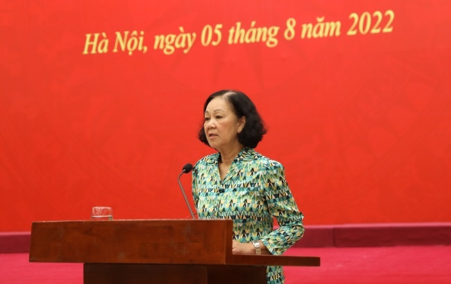 Ban To chuc T.U gap mat cac can bo Trung uong dieu dong,  luan chuyen anh 3