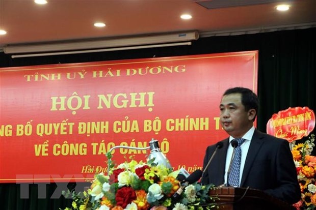 Ong Tran Duc Thang giu chuc Bi thu Tinh uy Hai Duong hinh anh