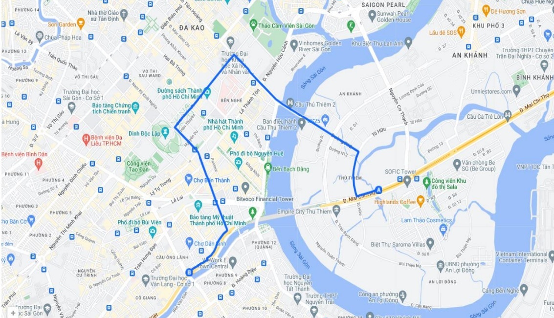 cam xe ham Thu Thiem anh 2