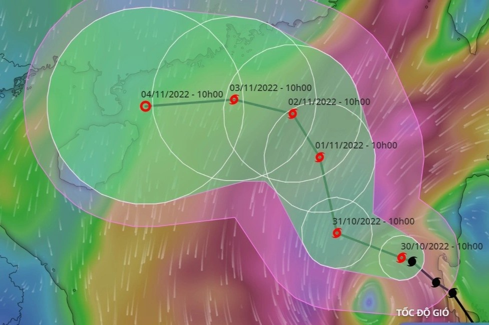Bao Nalgae giat cap 12 tren Bien Dong, co xu huong manh len hinh anh