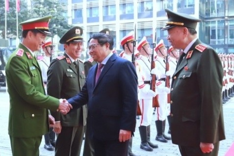 Thu tuong Pham Minh Chinh du hoi nghi Cong an toan quoc hinh anh