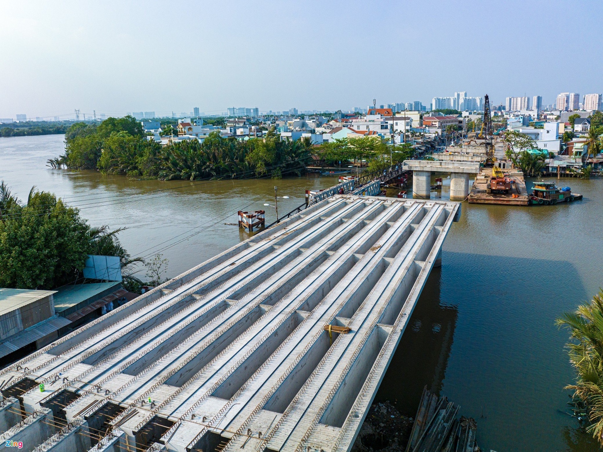 Cau Long Kieng co the thong xe truoc ngay 2/9 hinh anh