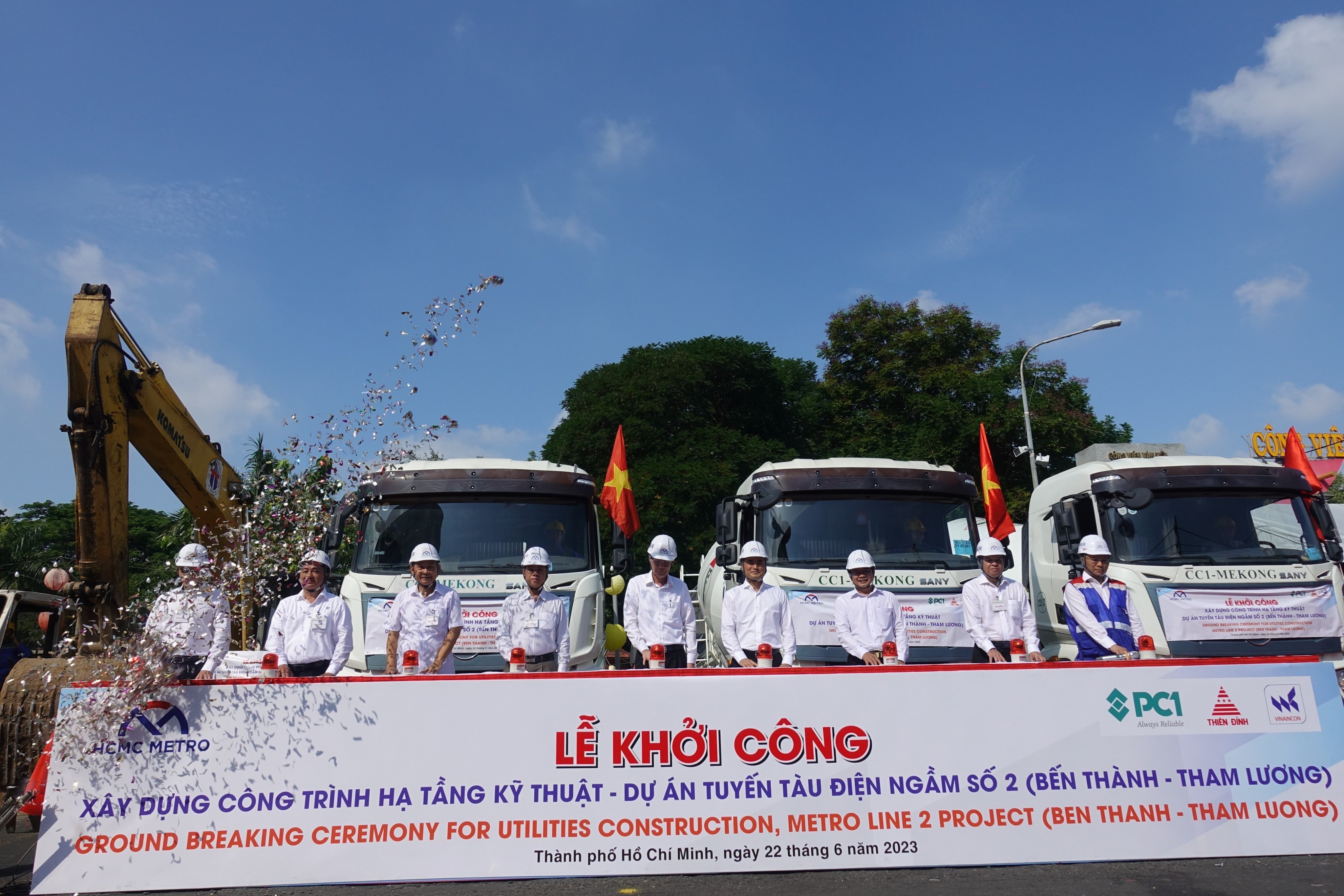 TP.HCM khoi cong xay dung ha tang ky thuat tuyen metro so 2 hinh anh