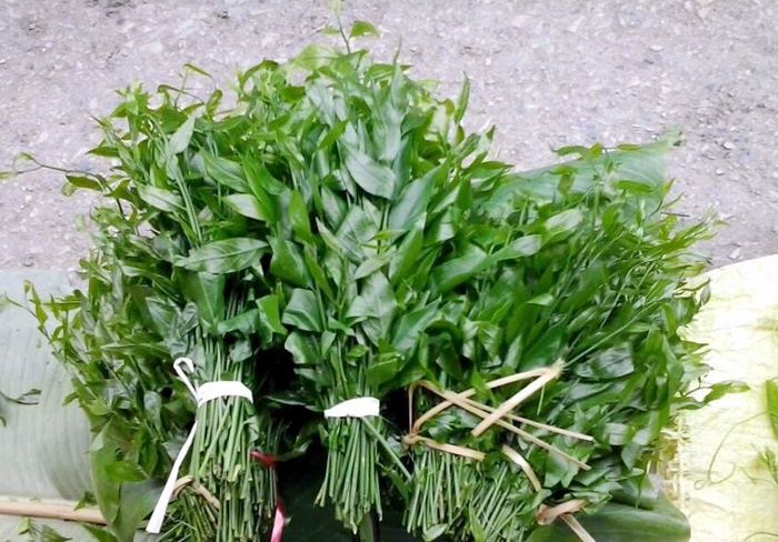 Rau ngot rung 150.000 dong/kg: Xep hang 3 ngay moi co hinh anh