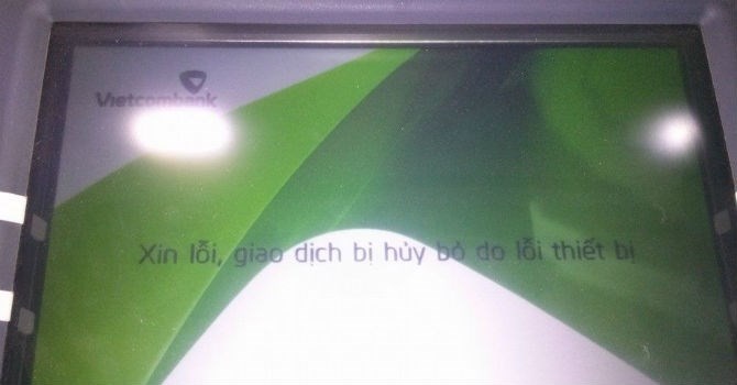 ATM thuộc đơn vị quản lý Vietcombank Chương Dương trên phố Đông Tác.