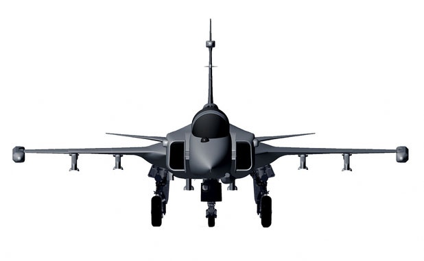 Chiến đấu cơ JAS 39E của Thụy Điển. Ảnh: A.W