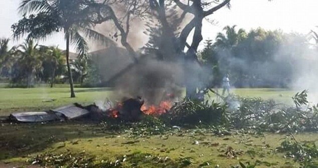 May bay roi vo nat o CH Dominica, 6 du khach tu nan hinh anh