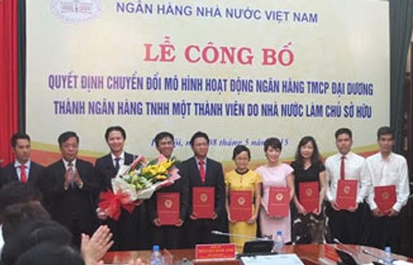 Lãnh đạo mới của Oceanbank.