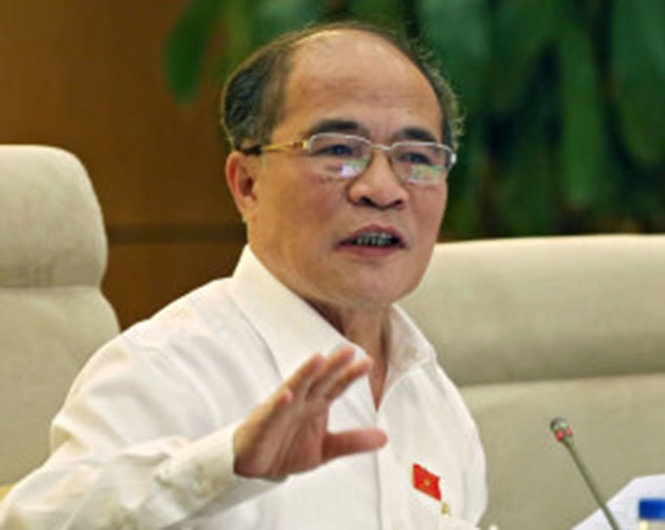 Ông Nguyễn Sinh Hùng.