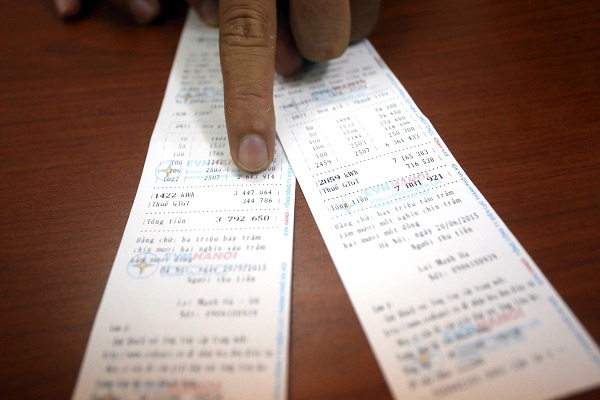 Tiền điện tăng vọt của một Trung tâm giáo dục trên phố Tây Sơn, Đống Đa, HN.