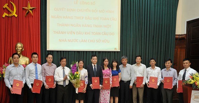 Ngân hàng Nhà nước Việt Nam vừa chính thức trở thành chủ sở hữu (100% vốn điều lệ) của Ngân hàng TMCP Dầu khí toàn cầu (GP.Bank).