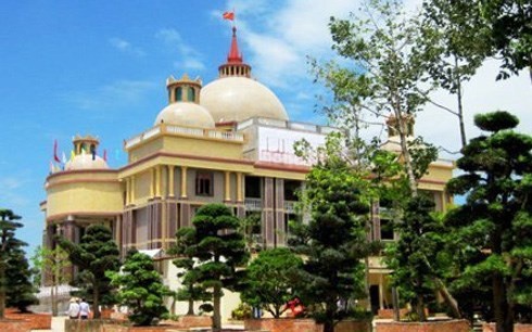 Nơi được cho là dinh thự của đại gia Trầm Bê tại tỉnh Trà Vinh.