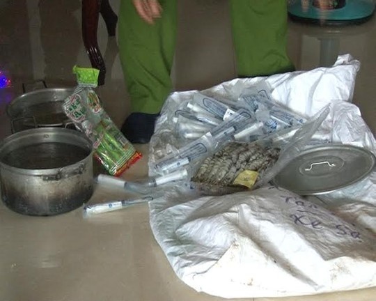 Tang vật bị thu giữ. Ảnh do Công an cung cấp.