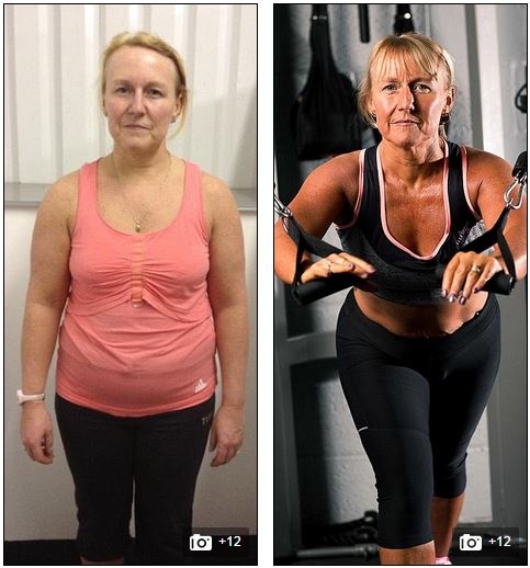 Thân hình khỏe mạnh và săn chắc của hai mẹ con.