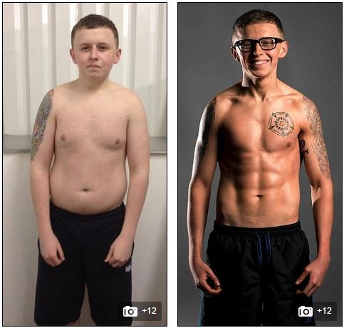 Thân hình khỏe mạnh và săn chắc của hai mẹ con.