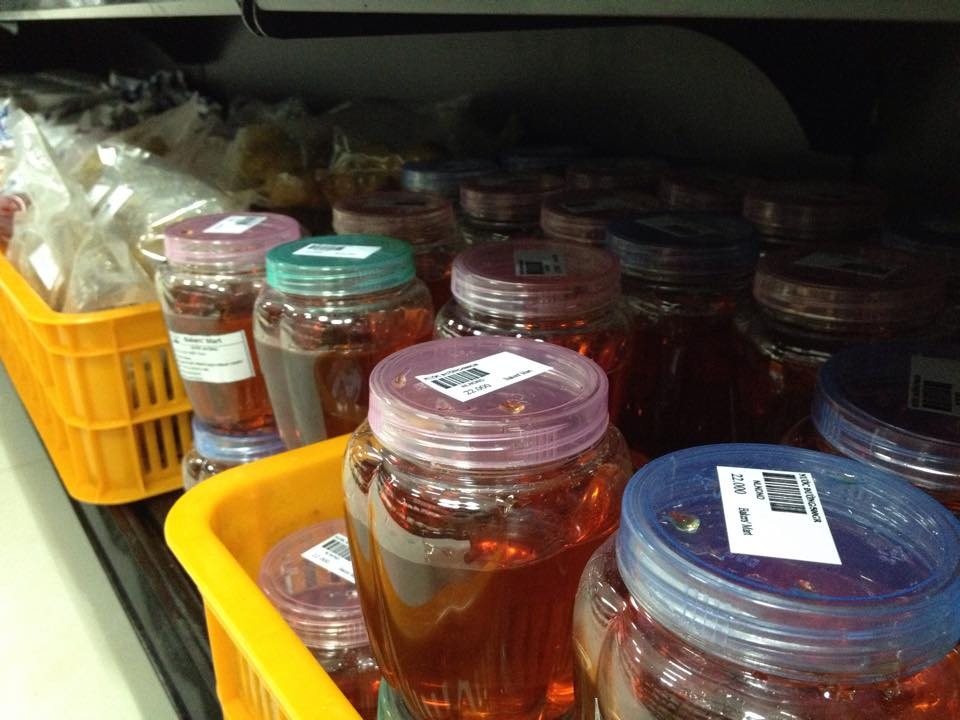 Nước đường mạch nha mỗi năm chỉ bày bán 1 lần vào dịp trung thu.