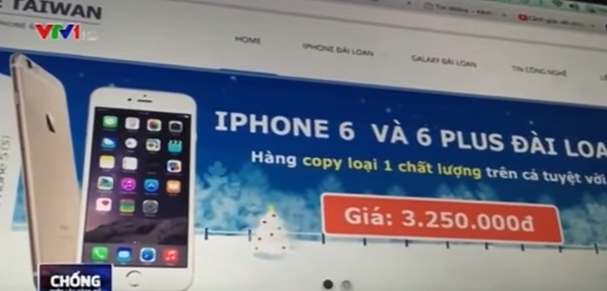 Cong khai quang cao iPhone gia tren Internet hinh anh
