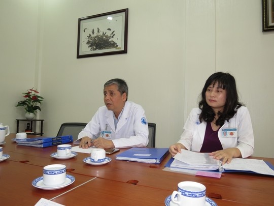 Các BS của BV Từ Dũ thông báo về tình trạng các ca mang thai hộ đầu tiên.