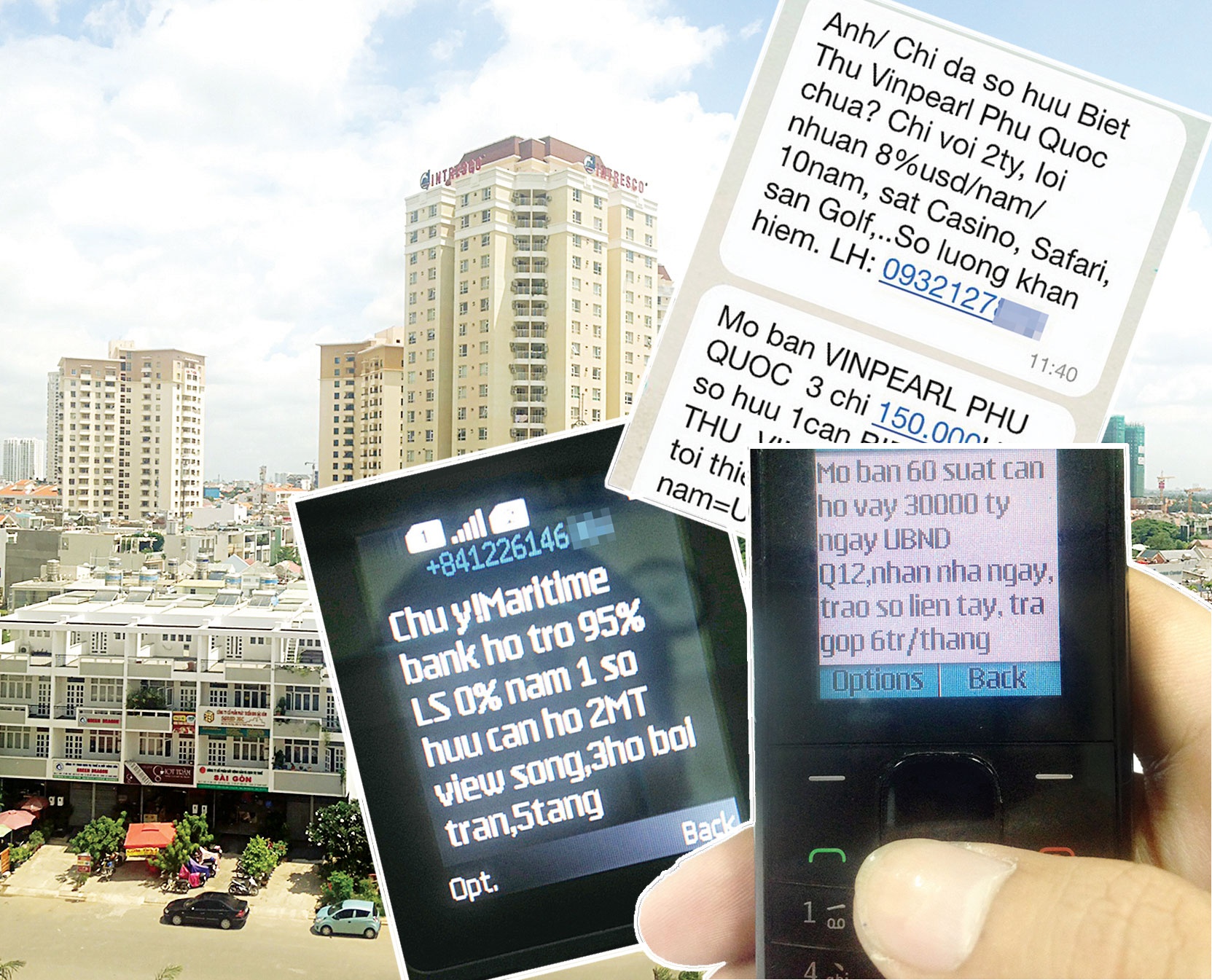 Loan tin nhan quang cao bat dong san hinh anh