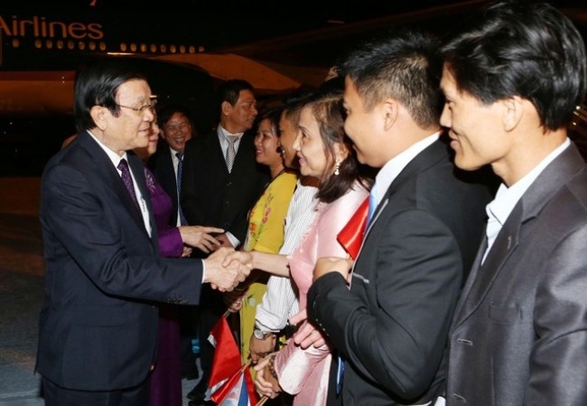 Chu tich nuoc Truong Tan Sang tham chinh thuc Cuba hinh anh