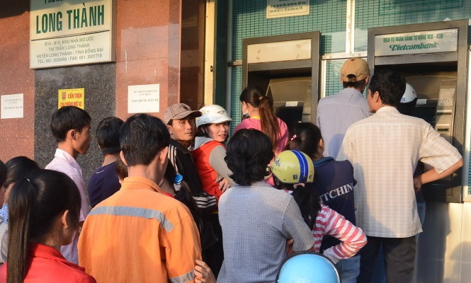 Hang loat may ATM Vietcombank tai Can Tho ngung hoat dong hinh anh