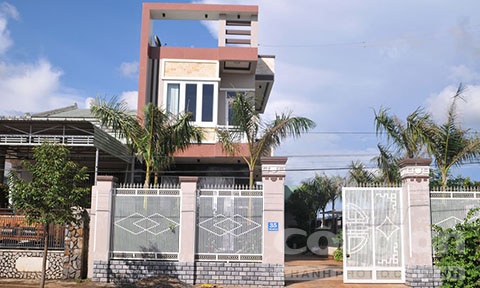 Căn nhà trị giá hàng tỉ đồng của vị đại gia hồ tiêu ở thị trấn Chư Sê.