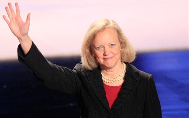 Từng lãnh đạo eBay, Meg Whitman trở thành một trong những nữ doanh nhân số 1 nước Mỹ bởi bà thống trị thung lũng Silicon khi được bổ nhiệm làm CEO của hãng công nghệ Hewlett-Packard (HP).