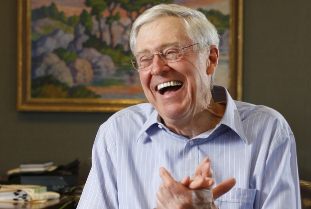 10.   Charles Koch Xếp hạng người quyền lực nhất thế giới:  Vị trí: Tổng giám đốc Koch Industries.