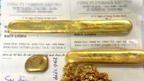 Vang gia chat luong cao, lua den kho thu khong ra hinh anh