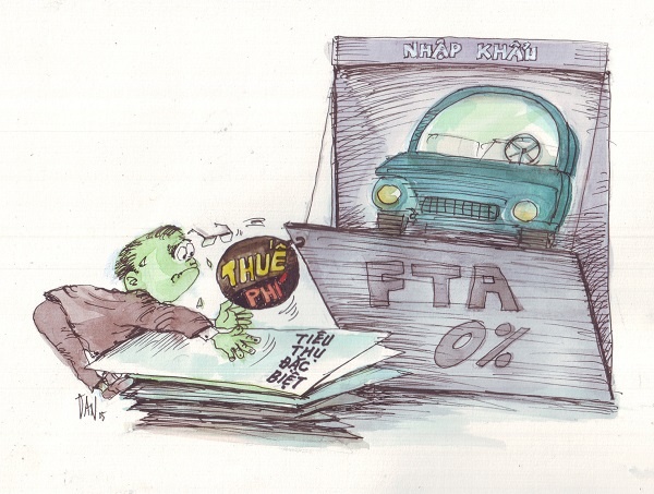 Ma tran thue, phi oto con: Tram dau do dau... nguoi dung hinh anh