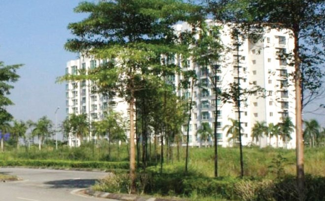 Biet thu, lien ke Ha Noi: Can tranh vet xe do qua khu hinh anh