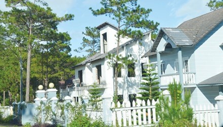 Thon 200 biet thu hinh anh