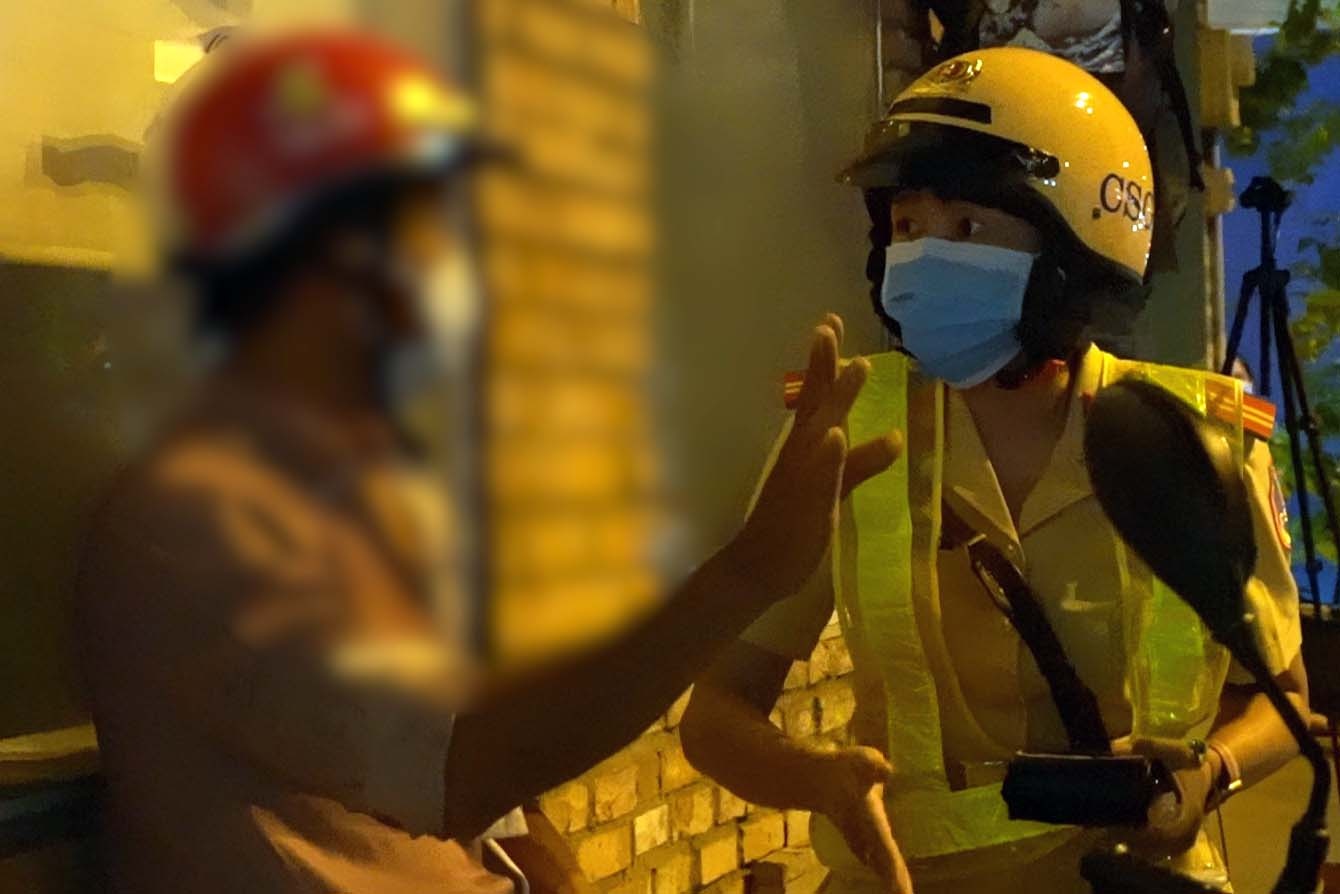 Nhieu nguoi vi pham nong do con o 'pho nhau' Pham Van Dong hinh anh