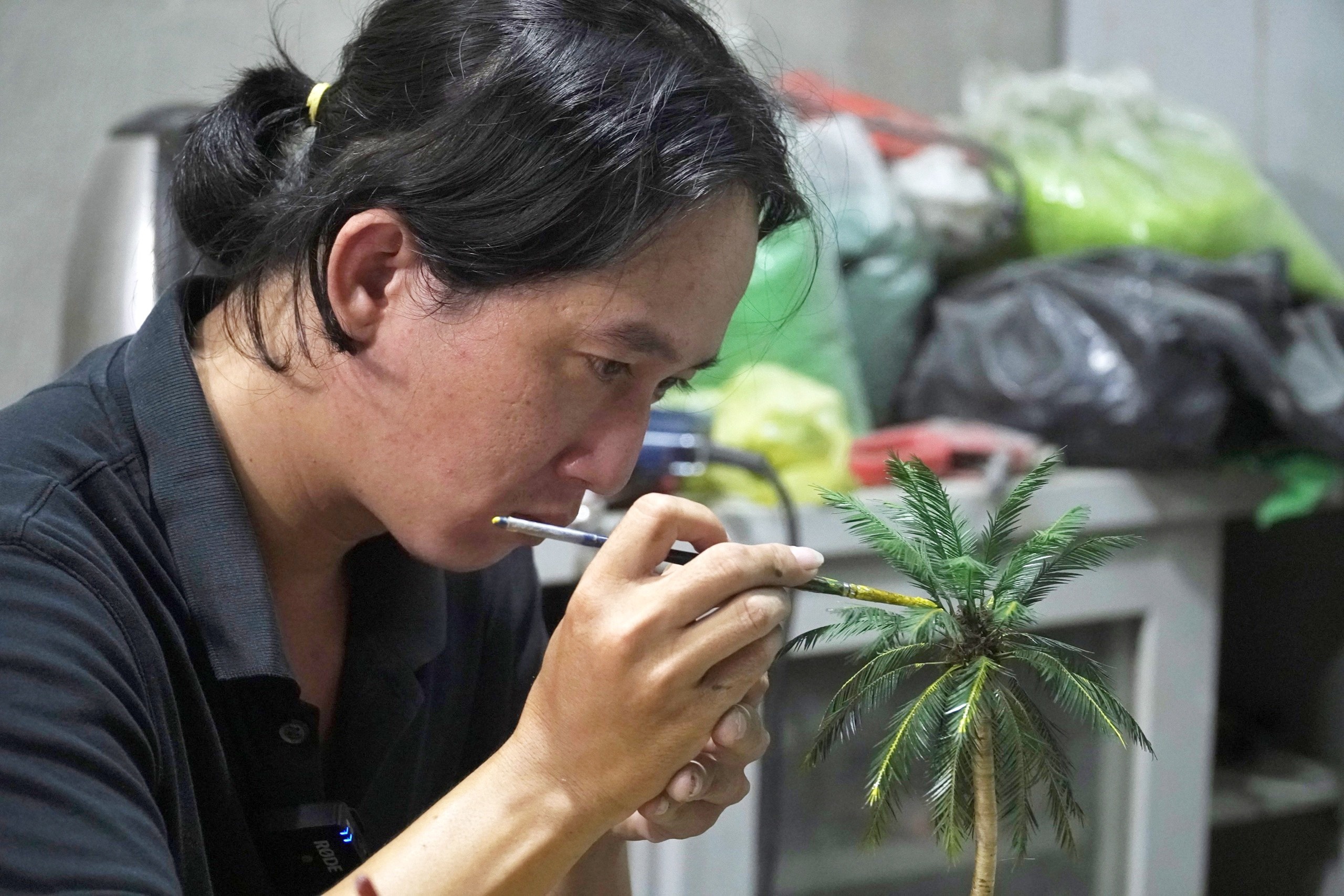 Mo hinh vuon cay sieu nho hinh anh