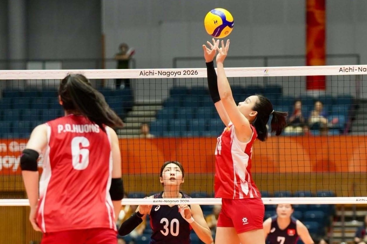 Bóng chuyền nữ Việt Nam xếp hạng 7 chung cuộc tại ASIAD 2026