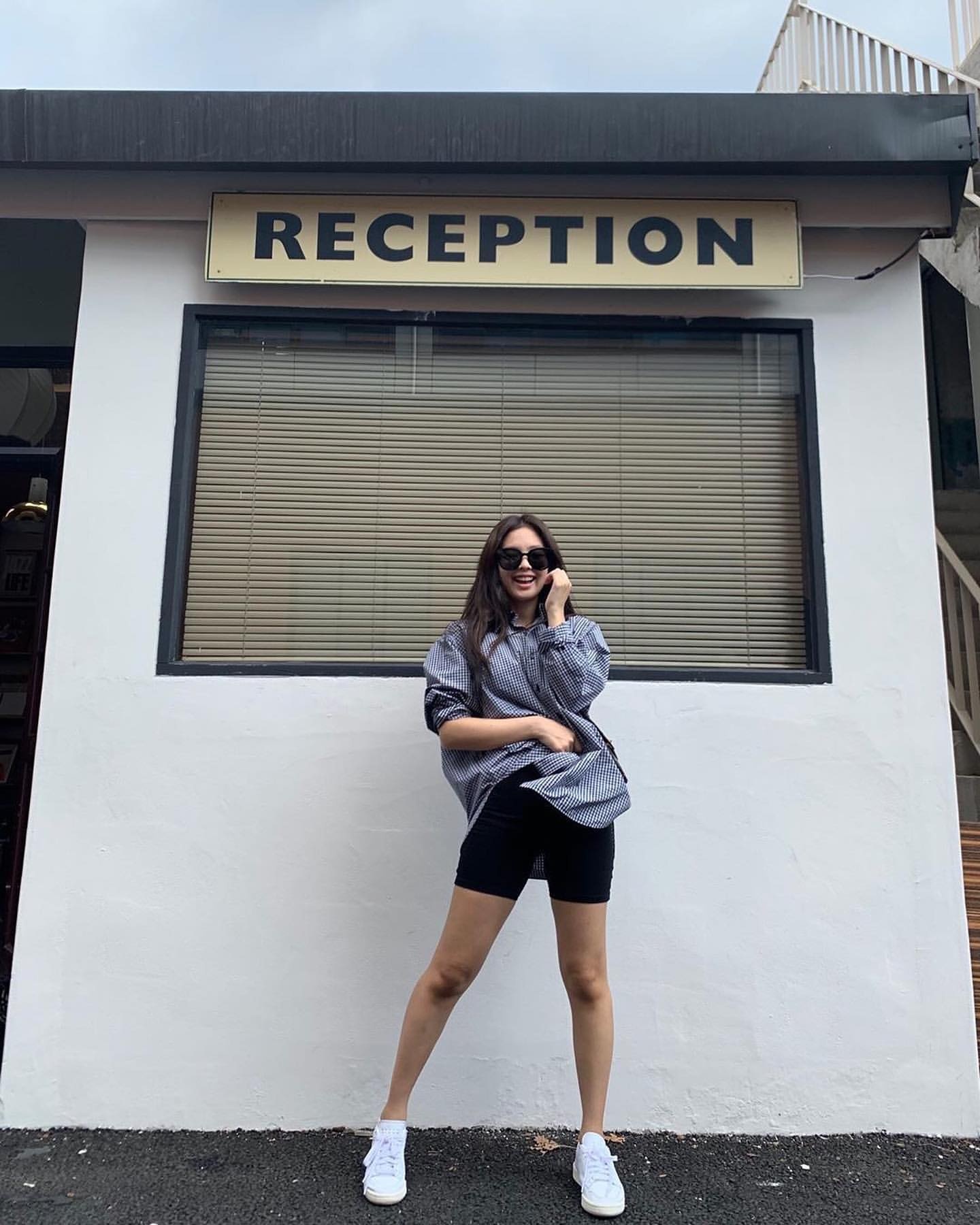 idol Han thoi thuong trong biker shorts anh 1