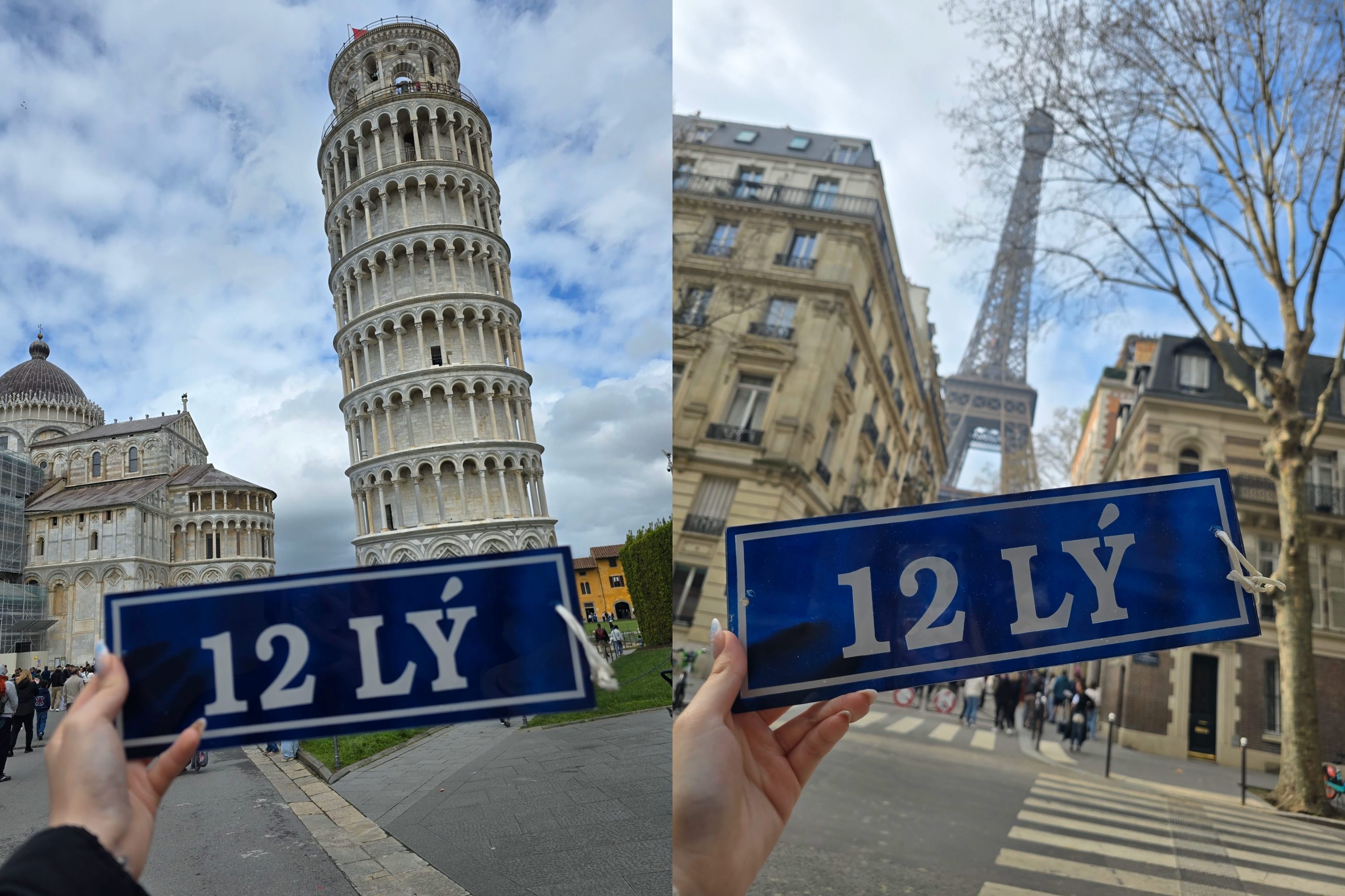 Nhom hoc sinh Viet mang bang ten lop di khap the gioi hinh anh