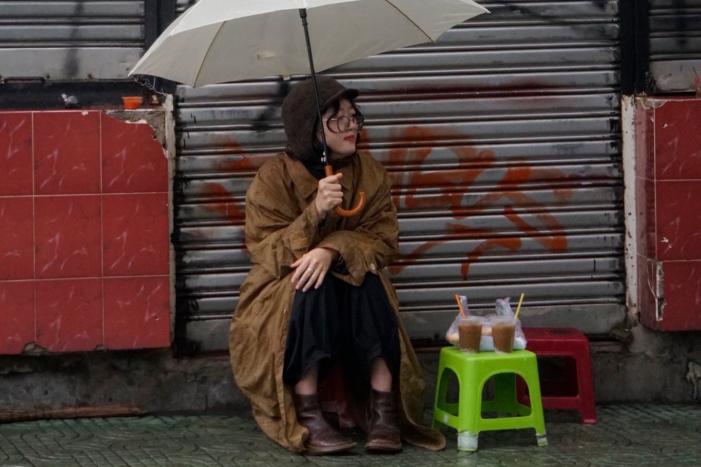 Tiec nuoi ky uc ngoi ca phe sang som o khu Hoa Binh, Da Lat hinh anh