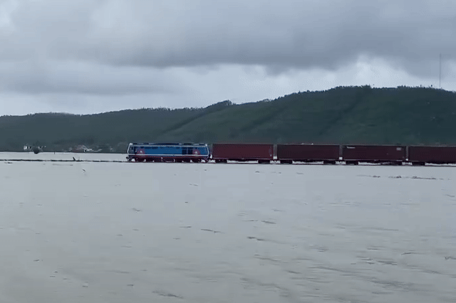 Thuc hu tau hoa chay giua 'bien' o Thanh Hoa hinh anh