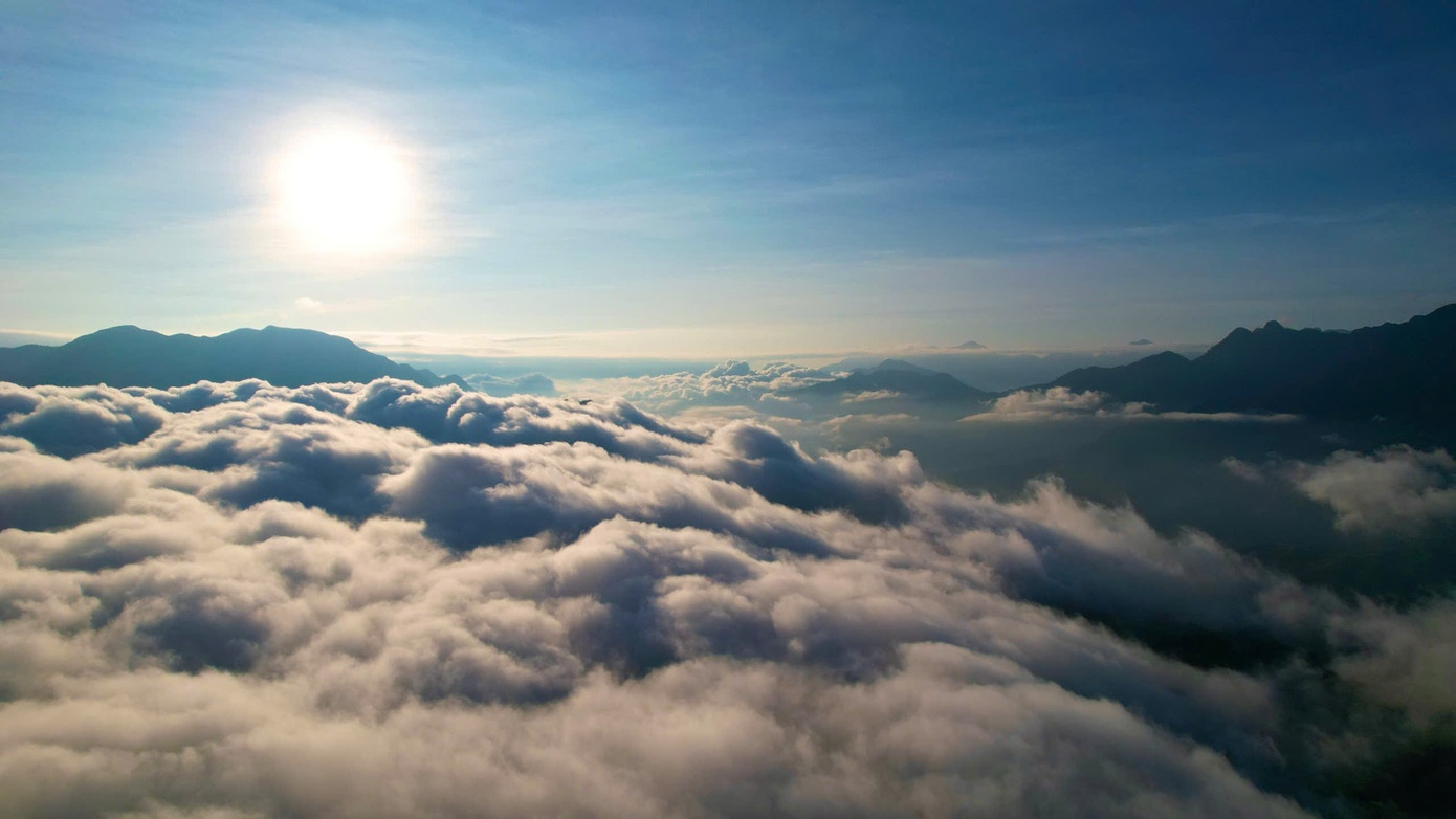 Canh bien may bong benh o Sa Pa hinh anh
