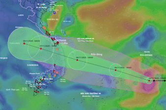 Bao Kalmaegi co the manh toi cap 14 khi do bo Da Nang - Khanh Hoa hinh anh